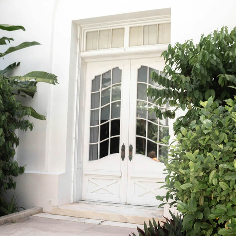 White French Door on a Period Property | Tempus Windows
